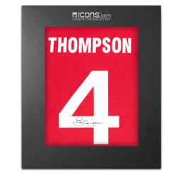 Phil Thompson Back Signed Liverpool 1978 Home Shirt In Deluxe Packaging