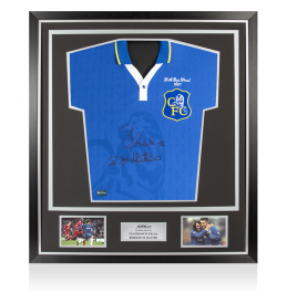 Retake T-Shirt légendes du foot: Gianfranco Zola - Blanc