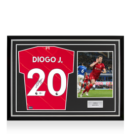 thumbnail image 2 of Diogo Jota Liverpool FC 2024/25 Framed A4 Canvas Print – Signed #2 – Black Frame, Ready To Hang 2 of 3