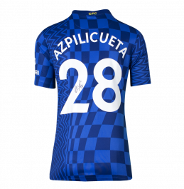 Chelsea FC AZPILICUETA 28 Mシャツ 2021-22 Chelsea Home Shirt Azpilicueta #28