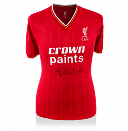 Jan Molby Front Signed Liverpool 1986 Home Shirt