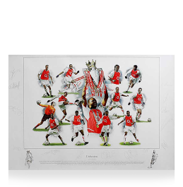 Arsenal Squad Signed Print: The Invincibles Special Edition