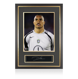 Dida Signed Plaque and Photo Frame: Brazil Legend
