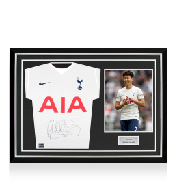 Photo autographe imprimée signée SON HEUNG-MIN TOTTENHAM
