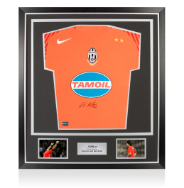 Gianluigi Buffon Front Signed Orange Juventus 2005-06 Goalkeeper Shirt ...