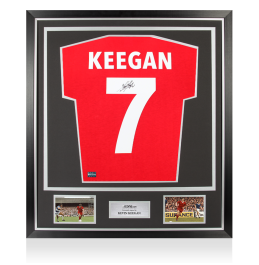 Kevin Keegan Back Signed Liverpool 1978 Retro Shirt In Classic Frame