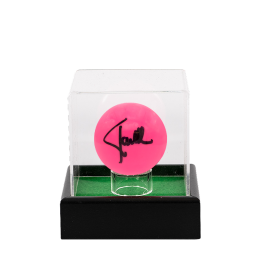 Ronnie O'Sullivan Signed Pink Snooker Ball In Acrylic Case