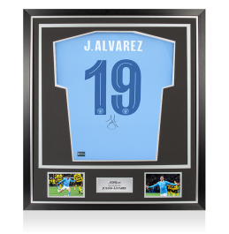 Buy Julian Alvarez Back autographed Manchester City 2023-24 Home