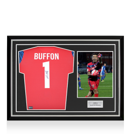 Gianluigi Buffon Back Signed Parma 2021-22 Goalkeeper Shirt In Hero ...