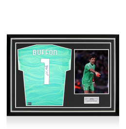 Gianluigi Buffon Back Signed Juventus 2021-22 Home Goalkeeper Shirt ...