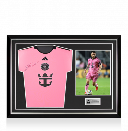 ICONS Lionel Messi サイン入　メッシ Lionel Messi Official UEFA Champions League Official Back