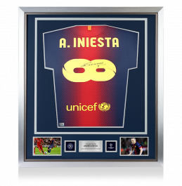 A. INIESTA サイン入り記念品 背番号8 A. INIESTA サイン入り記念品 背番号8 i3032d_-
