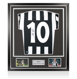 Alessandro Del Piero Back Autographed Juventus 1994-95 Home Jersey
