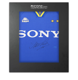 Alessandro Del Piero Front Signed Juventus 1995-97 Away Shirt In
