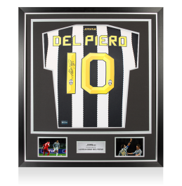 Alessandro Del Piero Back Signed Juventus 2010-11 Home Shirt In
