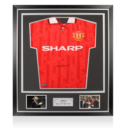 Sir Alex Ferguson Front Signed Manchester United 1994 Home Shirt In ...