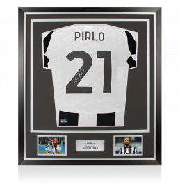 Andrea Pirlo Back Signed Juventus 2024-25 Home Shirt With