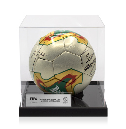 Cafu & Roberto Carlos Official 2002 FIFA World Cup™ Dual Signed