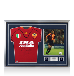 Cafu Official UEFA Champions League Front Signed and Hero Framed AS ...