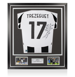 David Trezeguet Back Signed Juventus 2024-25 Home Shirt - Serie A Back ...