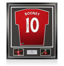 Wayne Rooney Back Signed Manchester United 2024-25 Home Shirt In