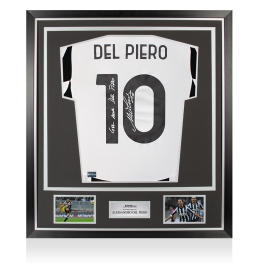 Alessandro Del Piero Back Signed Juventus 2024-25 Home Shirt