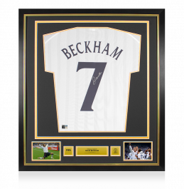 David Beckham Official 2002 FIFA World Cup™ Back Signed and