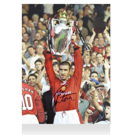 Carte Eric Cantona Manchester United - Premier League Gold 96 - Vintage