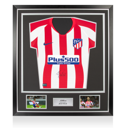 Joao Felix Front Signed Atletico Madrid 2019-20 Home Shirt In