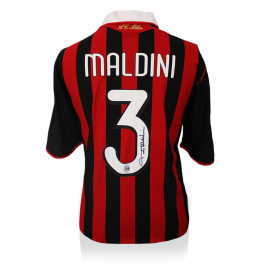 09-10 AC MILAN No.3 MALDINI 引退記念ユニーフォーム 2008-09 AC Milan Player Issue Away L/S Shirt Maldini #3 - 10