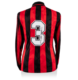 Paolo Maldini Signed AC Milan 1993-94 Long-Sleeved Home Shirt