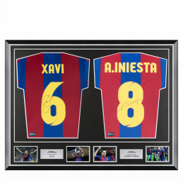 A. INIESTA サイン入り記念品 背番号8 A.INIESTA直筆サイン付きユニフォーム8番シャツ - メルカリ
