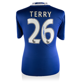 John Terry Back Signed Chelsea 2016-17 Home Shirt
