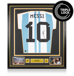 Lionel Messi Official 2022 FIFA World Cup™ Autographed and Framed