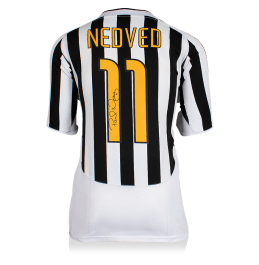 Pavel Nedved Back Signed Juventus 2003-04 Home Shirt
