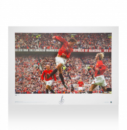 Ruud van Nistelrooy Signed Manchester United Photo: Old