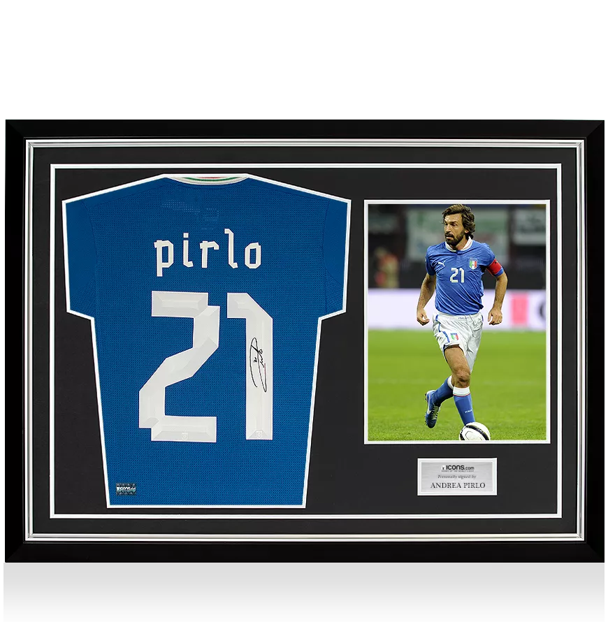 Andrea Pirlo 直筆サイン入り写真パネルBBM刻印　14/30 Andrea Pirlo 直筆サイン入り写真パネルBBM刻印 14/30 Andrea