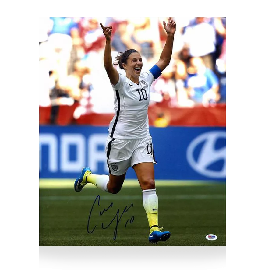 Carli Lloyd Signed USWNT Photo: 2015 FIFA Women's World Cup