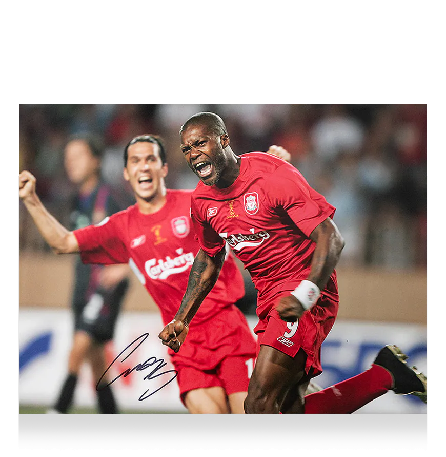 Cska Moscow Liverpool Super Cup 2005 Djibril Cisse Signed