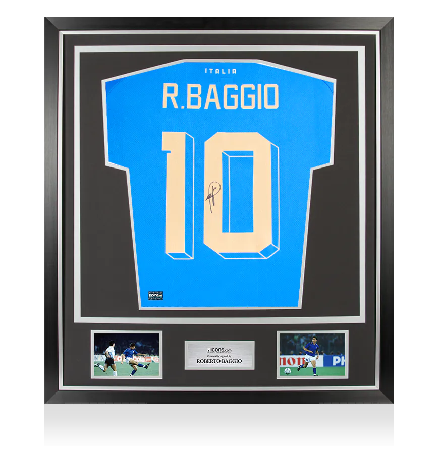 コリンシアン　セレクト500　Roberto Baggio バッジョ Buy Roberto Baggio Back autographed Modern Italy Home jersey In