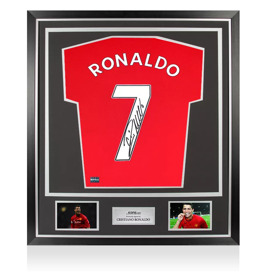 CRISTIANO RONALDO サイン入りユニフォーム 額入り】クリスティアーノ・ロナウド ポルトガル代表 直筆サイン