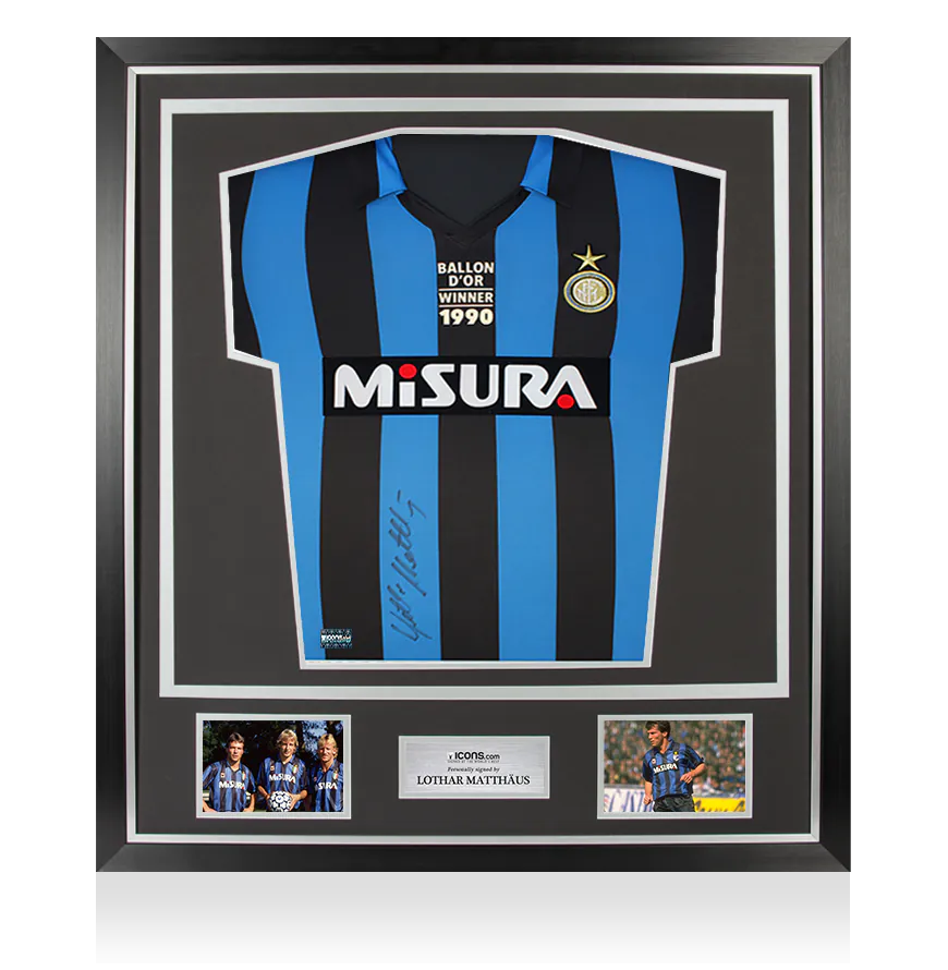Maillot Inter Milan 1989-1990 - Lothar Matthäus N°10 - Pallone D'Oro