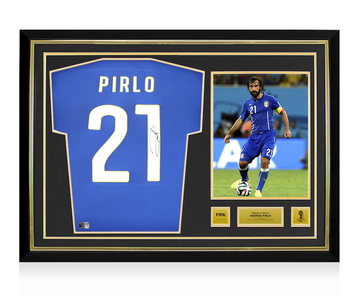 Andrea Pirlo Official 2014 FIFA World Cup™ Back Signed and Hero