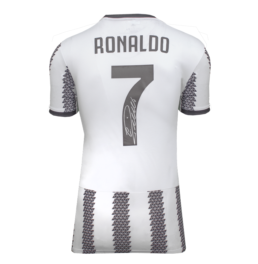 Cristiano Ronaldo Back Signed Juventus 2022 23 Home Shirt