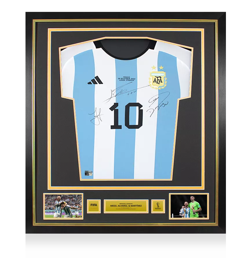 Julian Alvarez, Emiliano Martinez &amp; Lionel Messi Official 2022 FIFA 