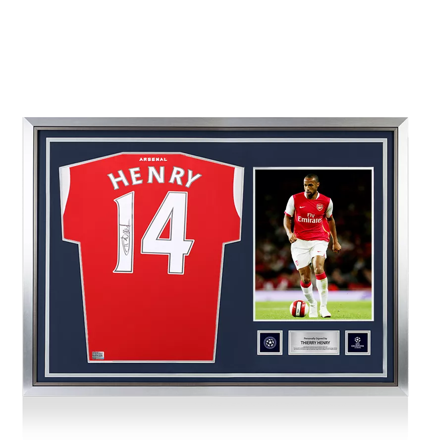 arsenal henry14ユニフォームサイン付き arsenal henry14ユニフォームサイン付き - メルカリ