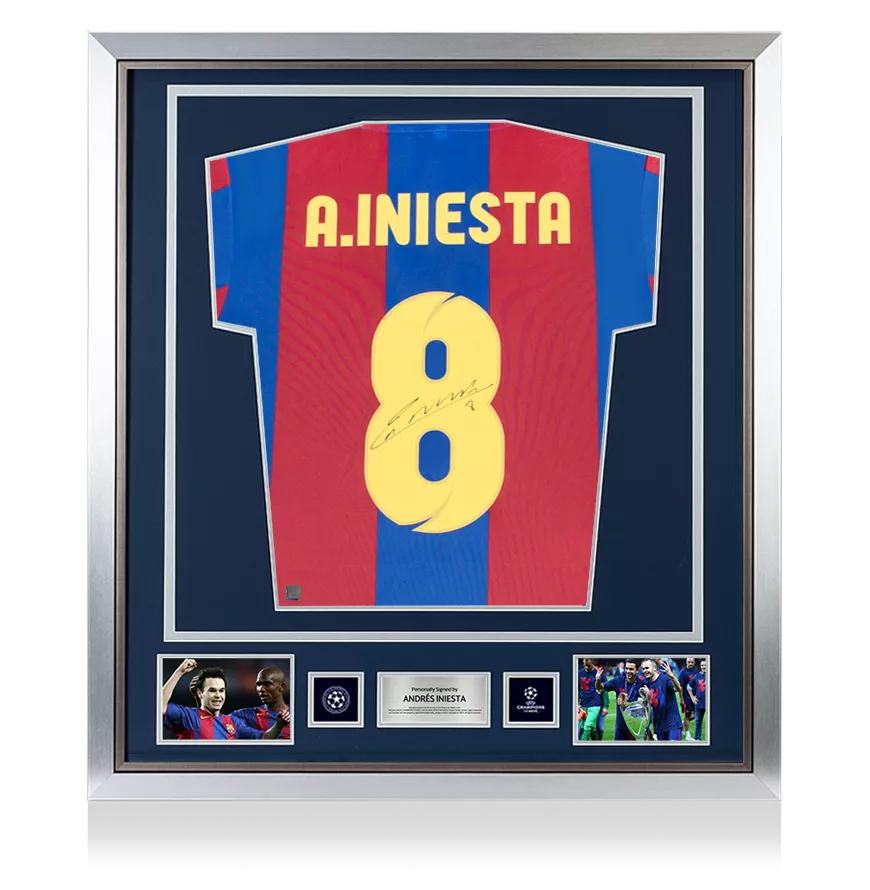 A. INIESTA サイン入り記念品 背番号8 A. INIESTA サイン入り記念品 背番号8 ヴィッセル神戸 ニュース