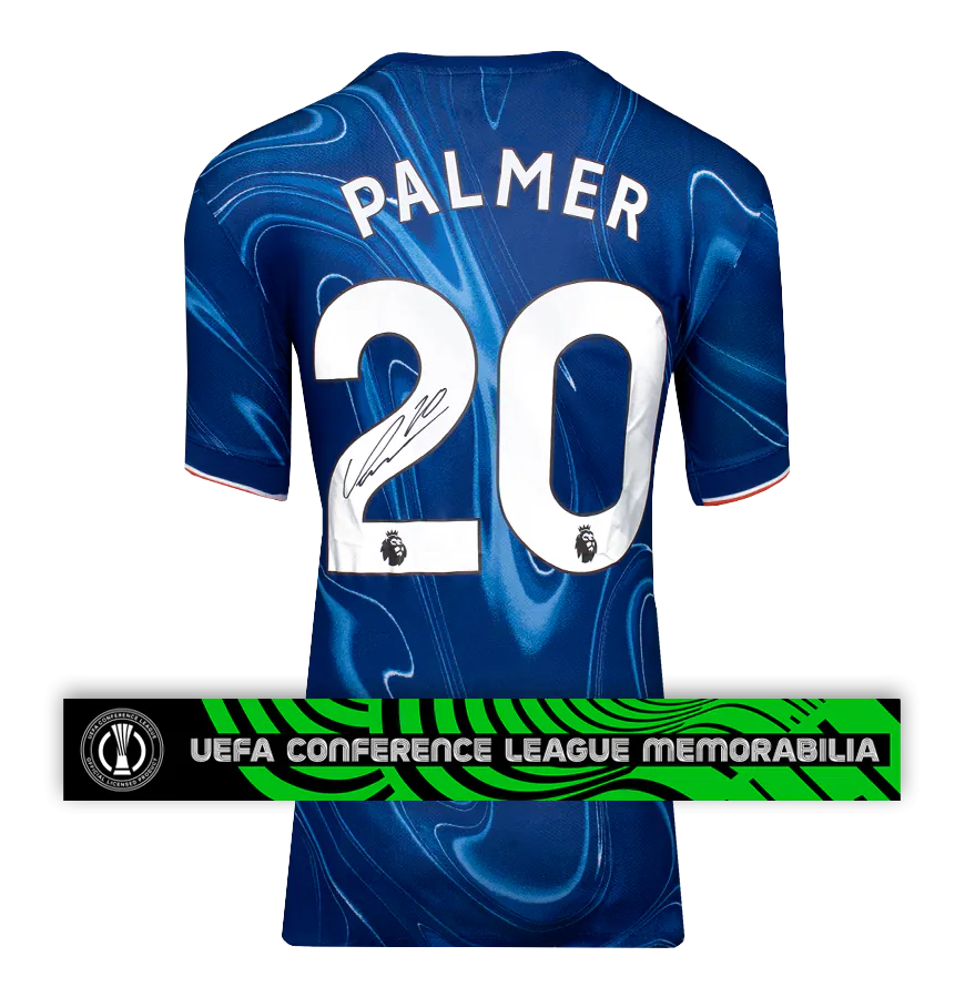 Buy Cole Palmer Official UEFA Conference League Back autographed