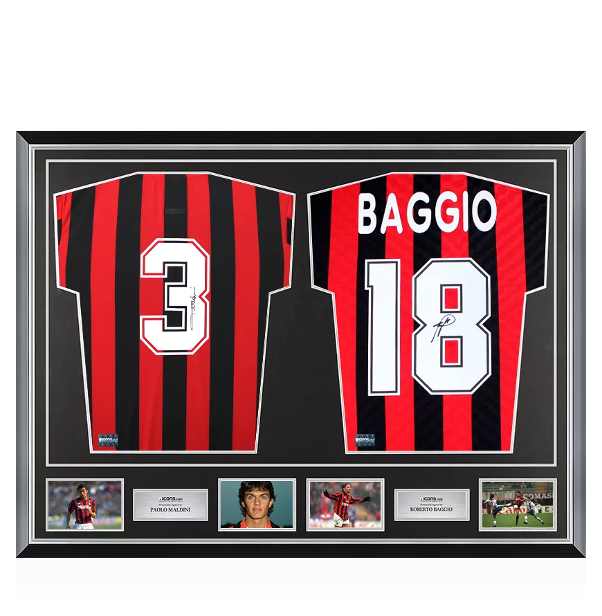 Milan A.C. Baggio ユニフォーム Jersey | Club | AC Milan | 1996 | Roberto Baggio | vs Monza