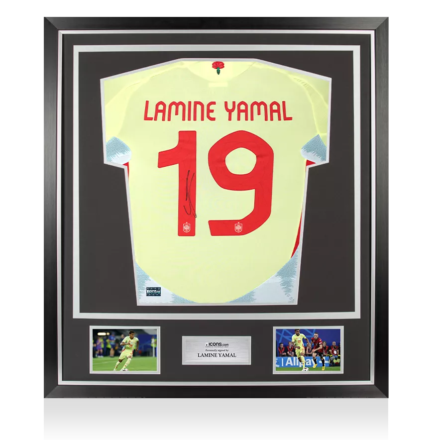 Lamine Yamal サイン入りスペイン代表シャツ ラミン・ヤマル【直筆サイン入り】2024-25 スペイン代表